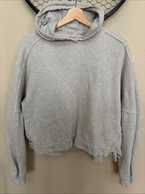Light Gray Cropped Hoodie